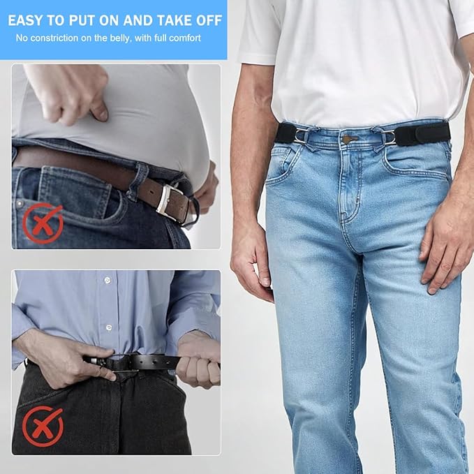 Buckle Less Belt (Pack of 2)