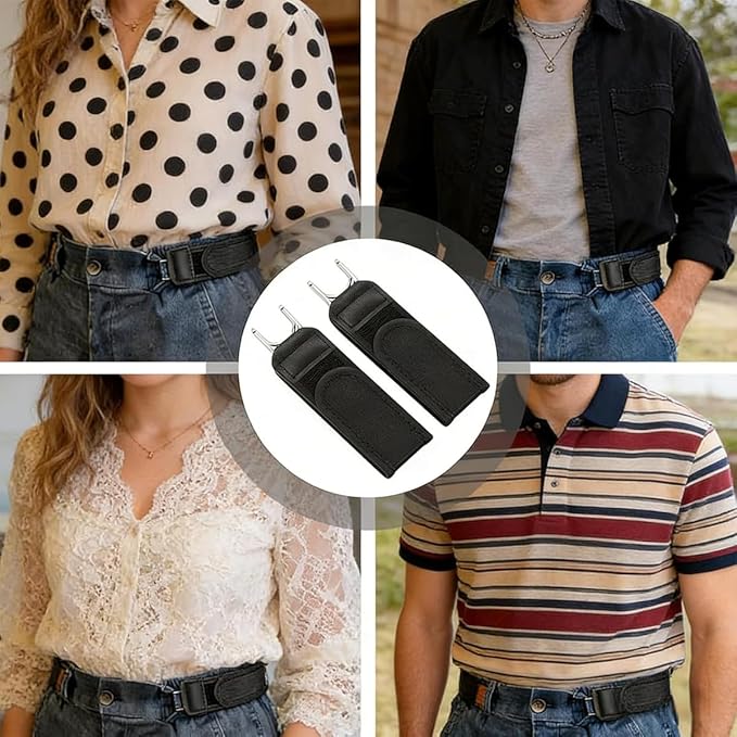 Buckle Less Belt (Pack of 2)